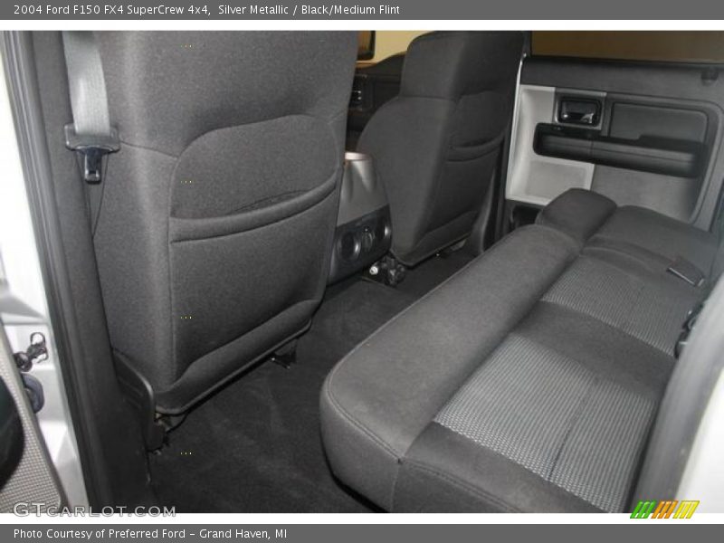 Silver Metallic / Black/Medium Flint 2004 Ford F150 FX4 SuperCrew 4x4