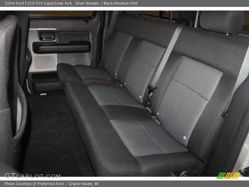 Silver Metallic / Black/Medium Flint 2004 Ford F150 FX4 SuperCrew 4x4