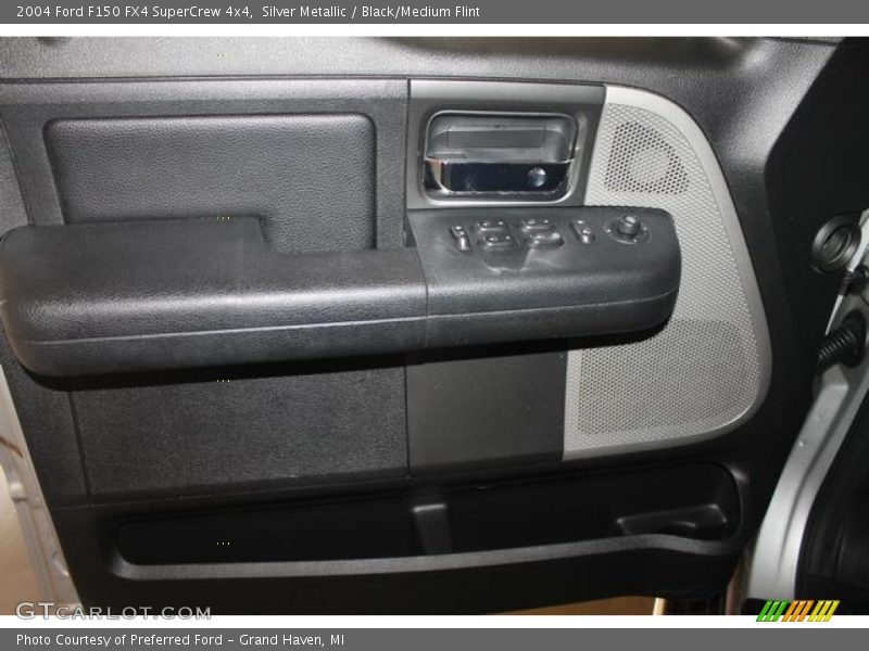 Silver Metallic / Black/Medium Flint 2004 Ford F150 FX4 SuperCrew 4x4