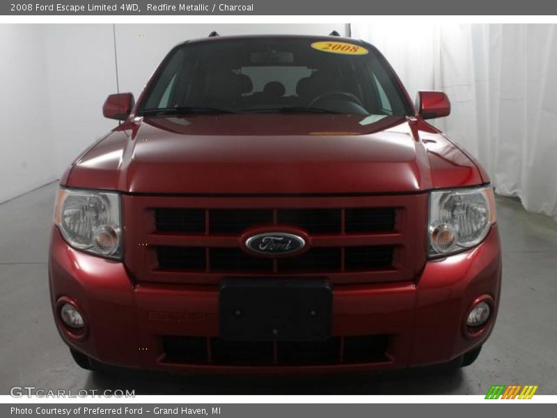 Redfire Metallic / Charcoal 2008 Ford Escape Limited 4WD
