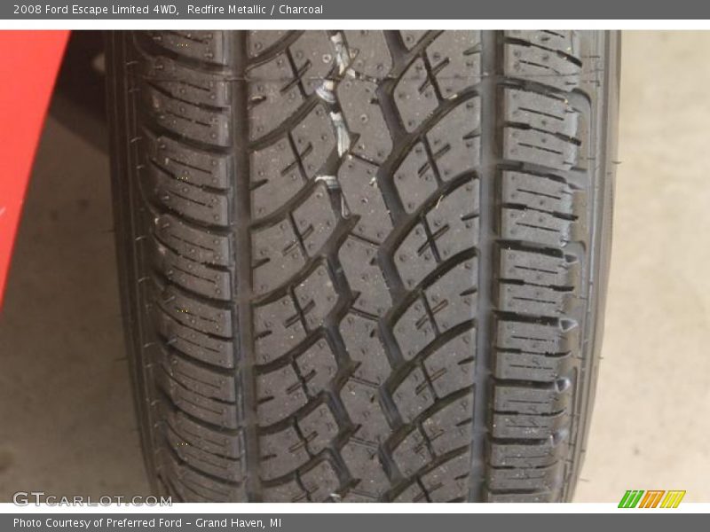 Redfire Metallic / Charcoal 2008 Ford Escape Limited 4WD