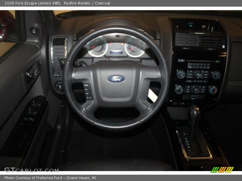 Redfire Metallic / Charcoal 2008 Ford Escape Limited 4WD