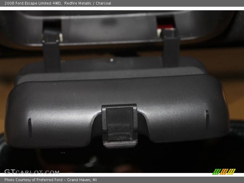 Redfire Metallic / Charcoal 2008 Ford Escape Limited 4WD
