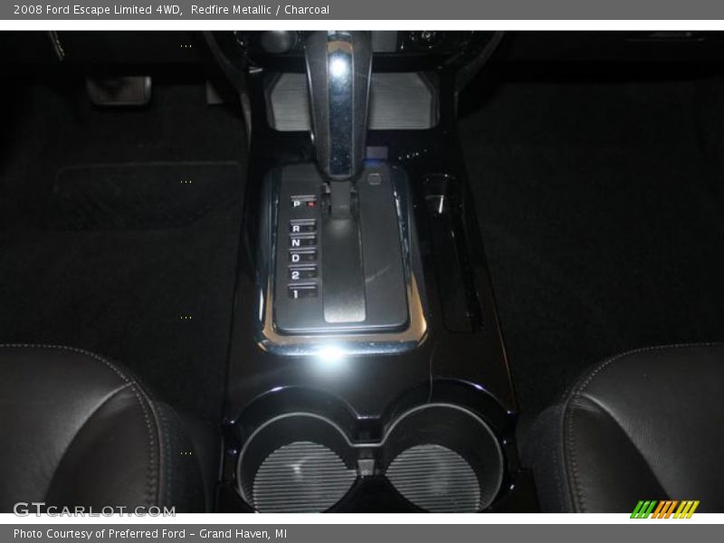 Redfire Metallic / Charcoal 2008 Ford Escape Limited 4WD