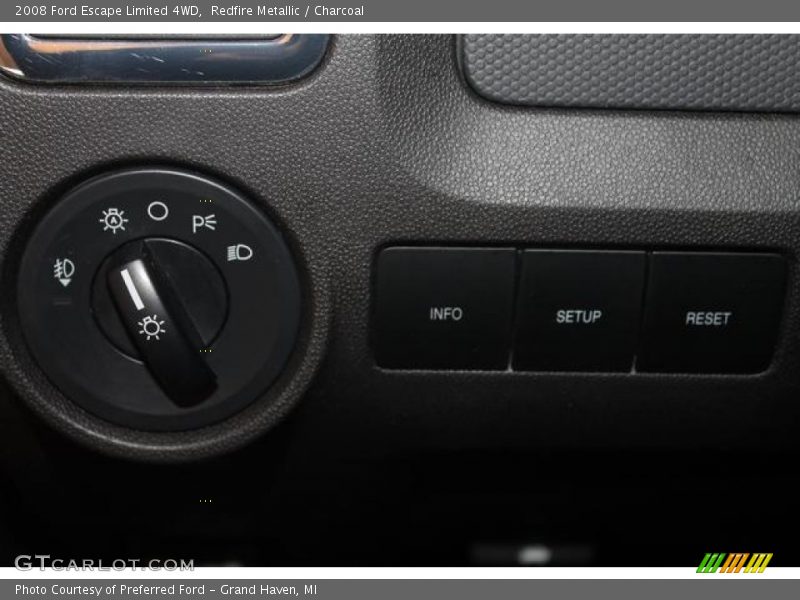 Redfire Metallic / Charcoal 2008 Ford Escape Limited 4WD