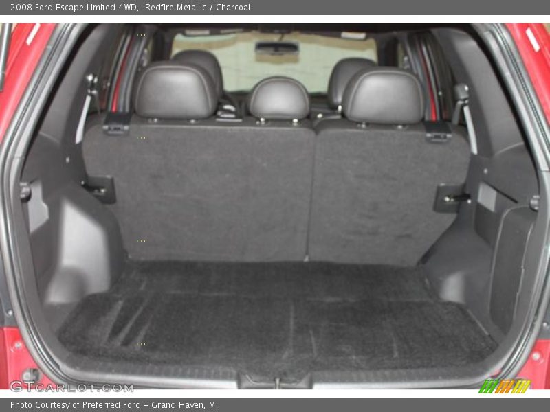 Redfire Metallic / Charcoal 2008 Ford Escape Limited 4WD