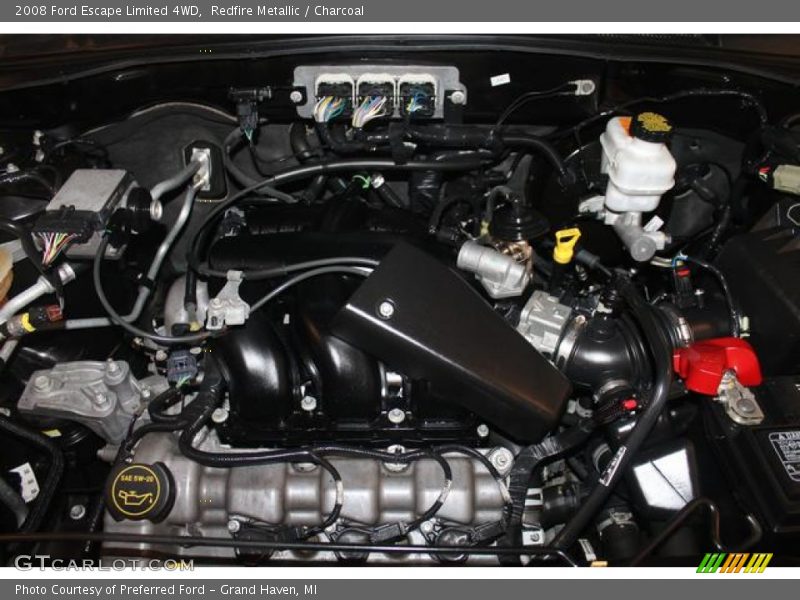 Redfire Metallic / Charcoal 2008 Ford Escape Limited 4WD
