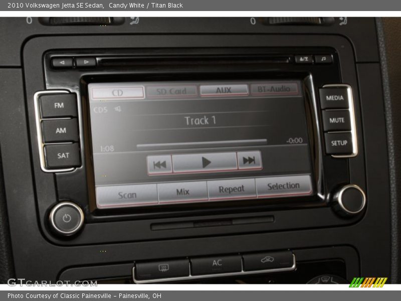 Candy White / Titan Black 2010 Volkswagen Jetta SE Sedan