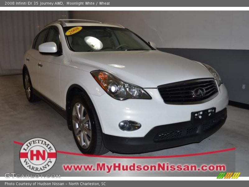 Moonlight White / Wheat 2008 Infiniti EX 35 Journey AWD