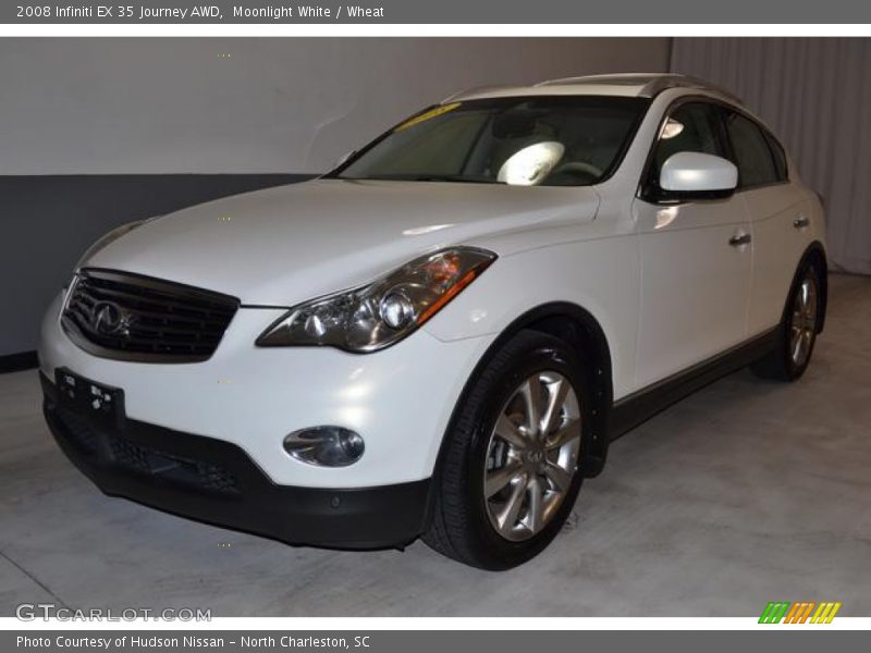 Moonlight White / Wheat 2008 Infiniti EX 35 Journey AWD