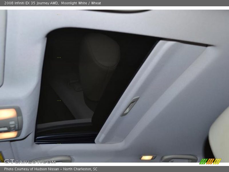 Moonlight White / Wheat 2008 Infiniti EX 35 Journey AWD
