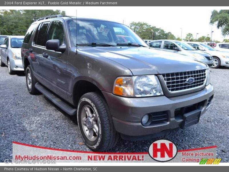 Pueblo Gold Metallic / Medium Parchment 2004 Ford Explorer XLT