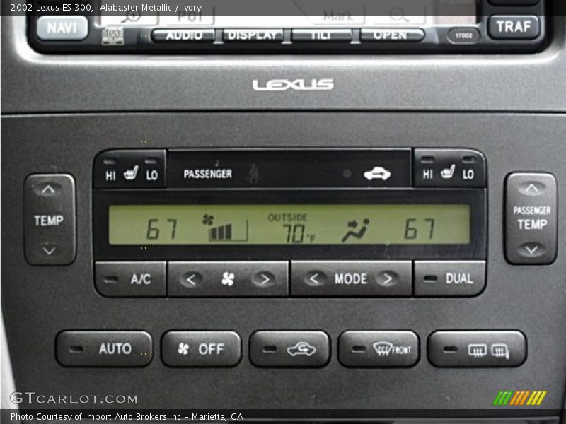 Alabaster Metallic / Ivory 2002 Lexus ES 300