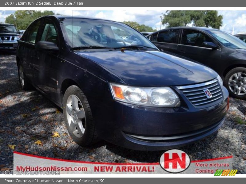 Deep Blue / Tan 2007 Saturn ION 2 Sedan