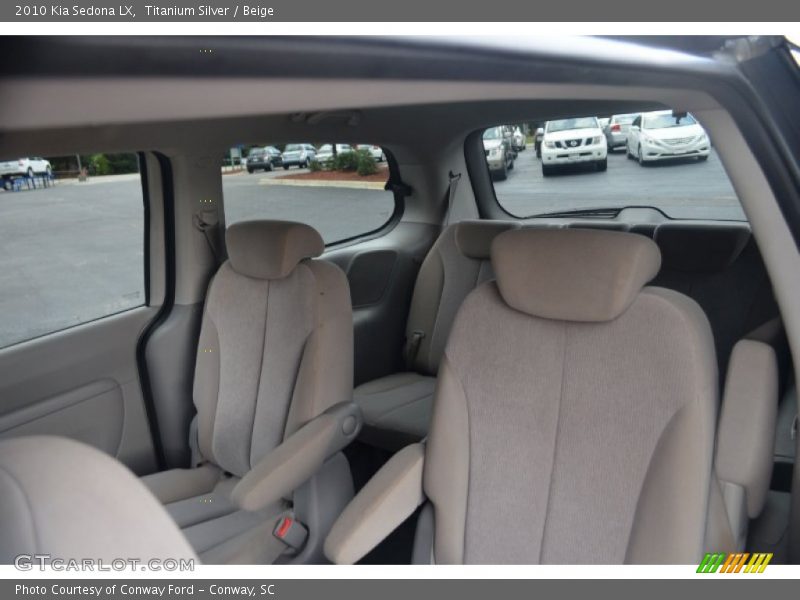 Titanium Silver / Beige 2010 Kia Sedona LX