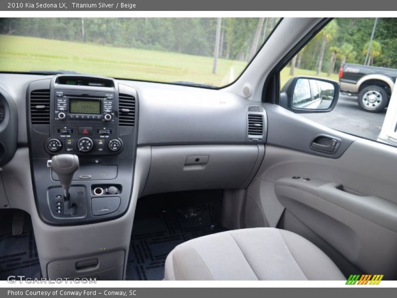 Titanium Silver / Beige 2010 Kia Sedona LX