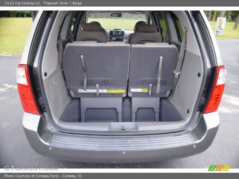 Titanium Silver / Beige 2010 Kia Sedona LX