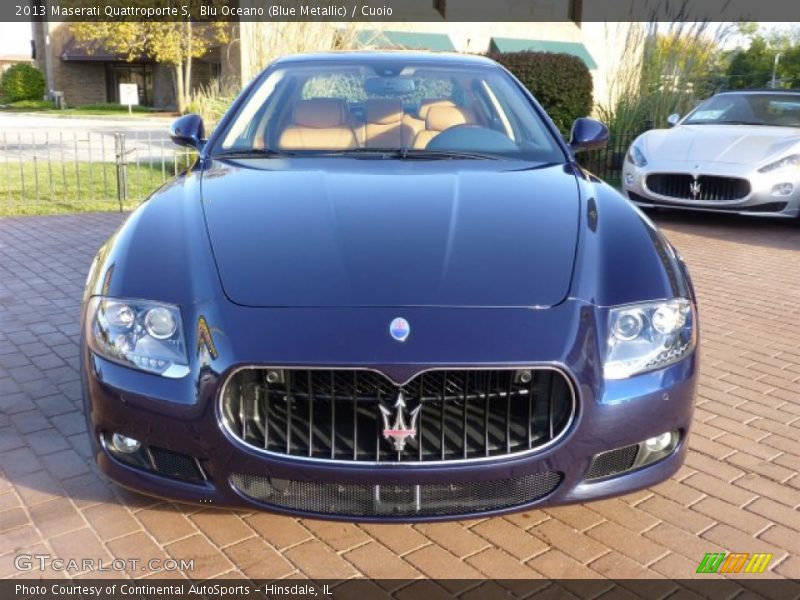 Blu Oceano (Blue Metallic) / Cuoio 2013 Maserati Quattroporte S