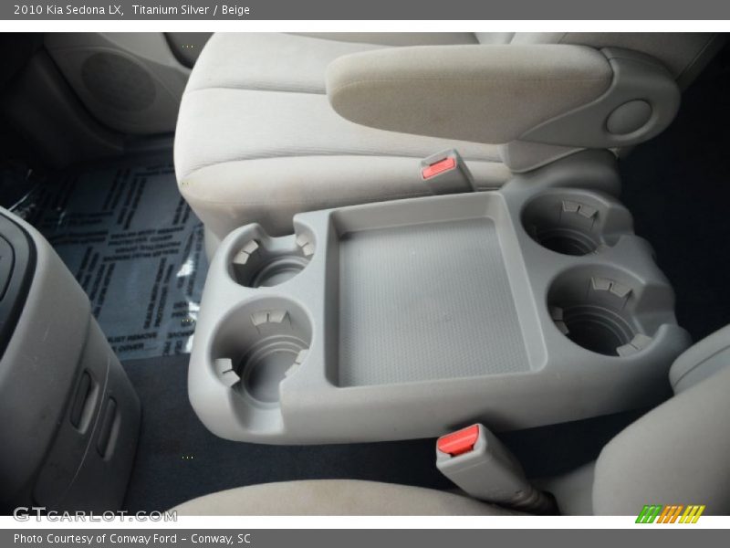 Titanium Silver / Beige 2010 Kia Sedona LX