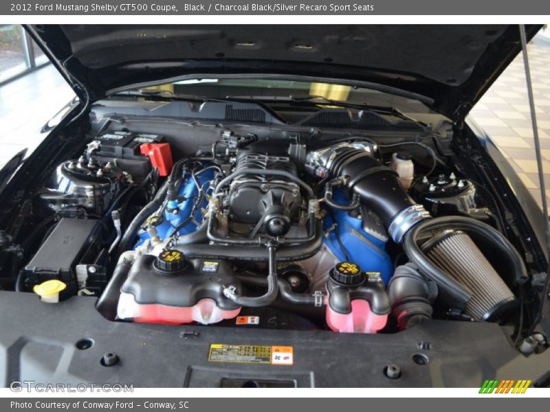  2012 Mustang Shelby GT500 Coupe Engine - 5.4 Liter Supercharged DOHC 32-Valve Ti-VCT V8