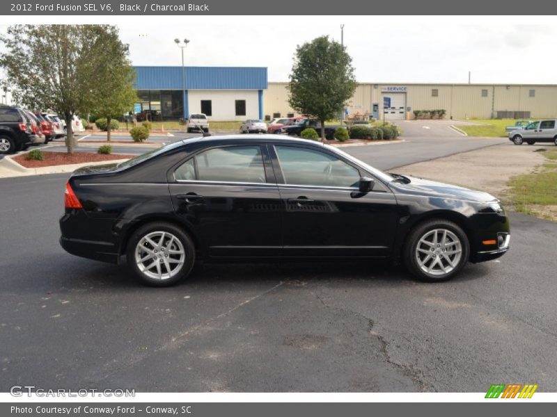 Black / Charcoal Black 2012 Ford Fusion SEL V6