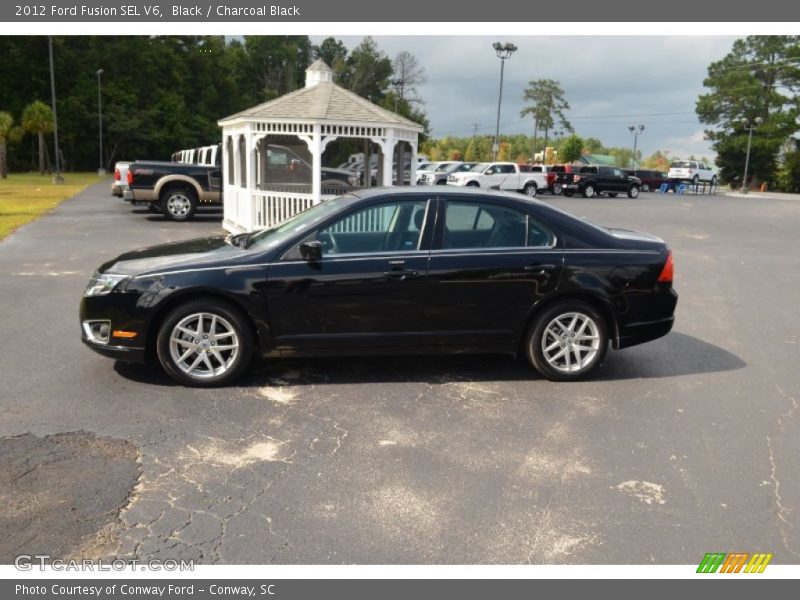 Black / Charcoal Black 2012 Ford Fusion SEL V6