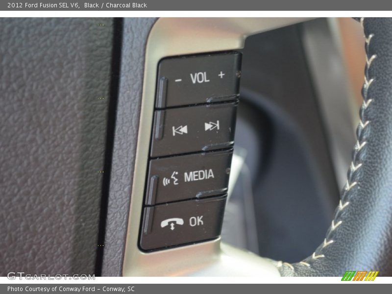 Black / Charcoal Black 2012 Ford Fusion SEL V6