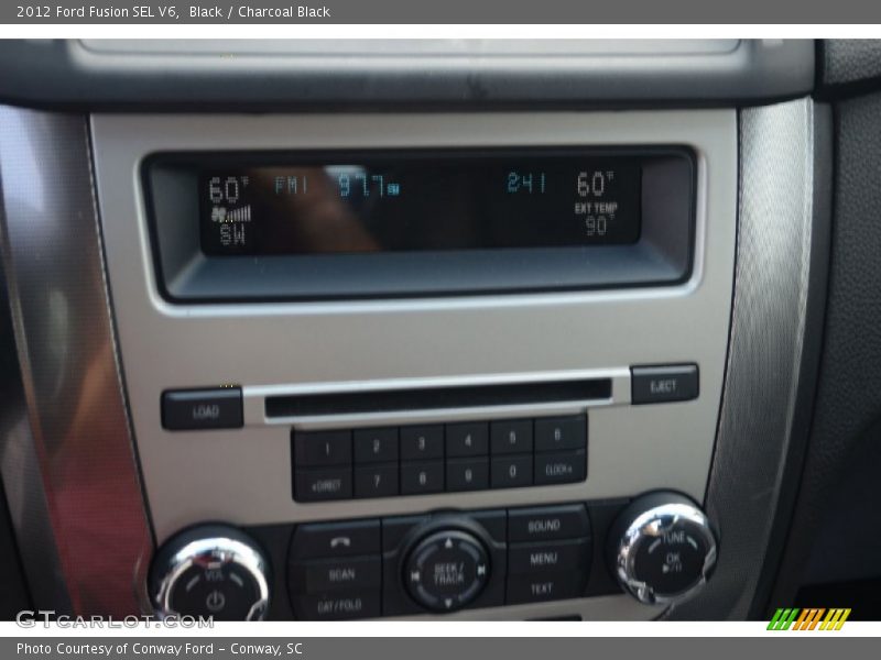 Black / Charcoal Black 2012 Ford Fusion SEL V6