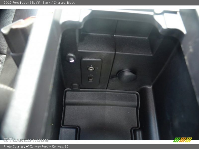 Black / Charcoal Black 2012 Ford Fusion SEL V6