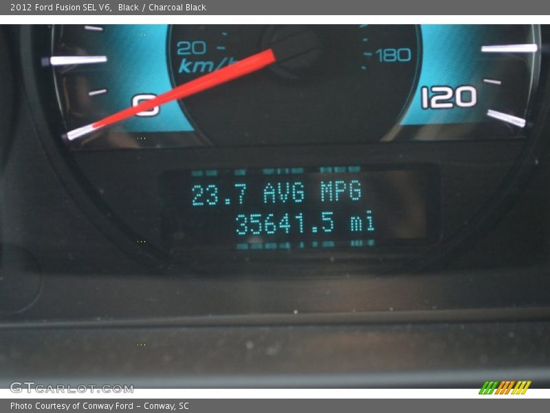 Black / Charcoal Black 2012 Ford Fusion SEL V6