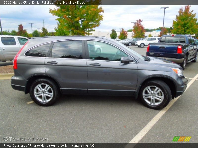 Polished Metal Metallic / Black 2010 Honda CR-V EX-L