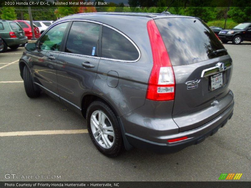 Polished Metal Metallic / Black 2010 Honda CR-V EX-L