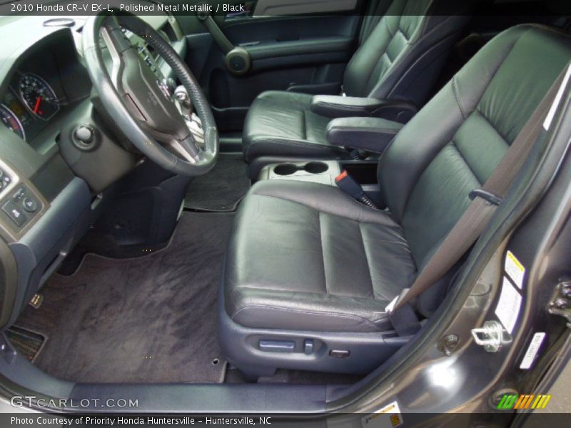 Polished Metal Metallic / Black 2010 Honda CR-V EX-L