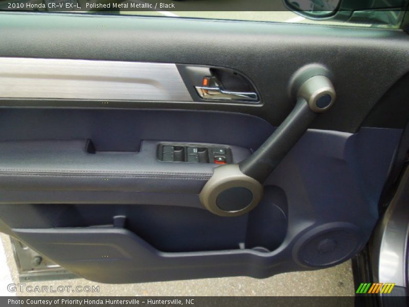 Polished Metal Metallic / Black 2010 Honda CR-V EX-L