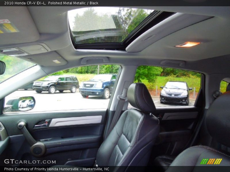 Polished Metal Metallic / Black 2010 Honda CR-V EX-L