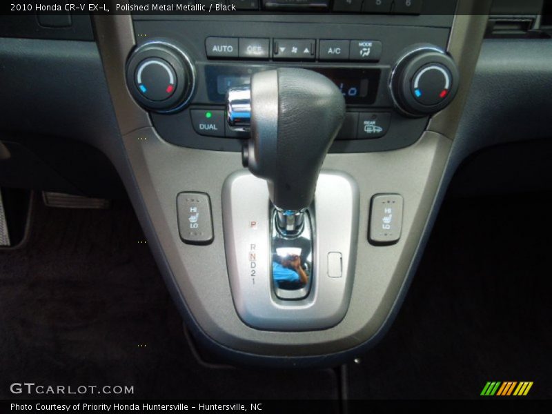 Polished Metal Metallic / Black 2010 Honda CR-V EX-L