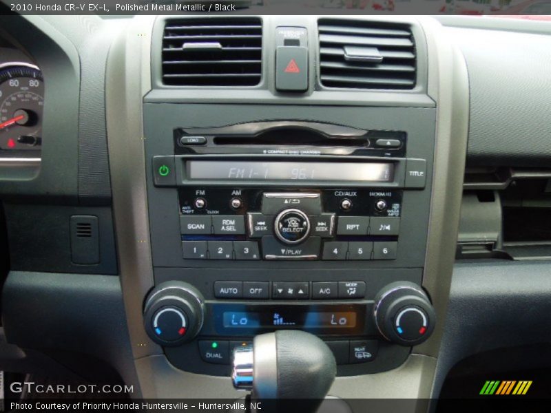 Polished Metal Metallic / Black 2010 Honda CR-V EX-L