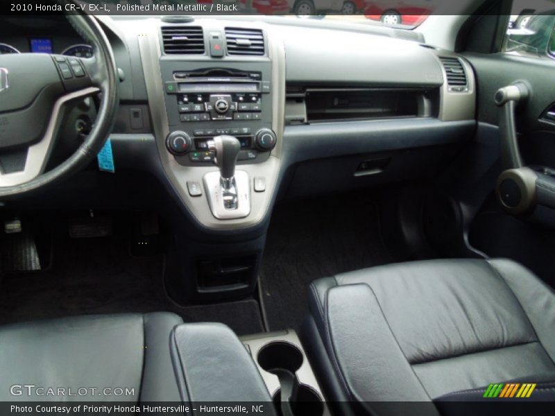 Polished Metal Metallic / Black 2010 Honda CR-V EX-L