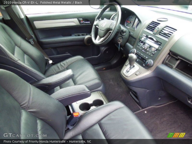 Polished Metal Metallic / Black 2010 Honda CR-V EX-L