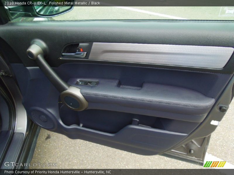 Polished Metal Metallic / Black 2010 Honda CR-V EX-L