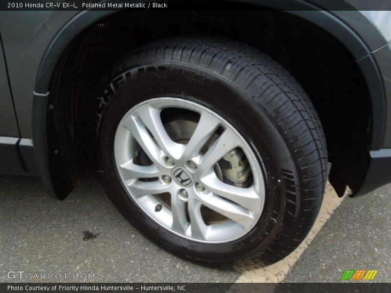 Polished Metal Metallic / Black 2010 Honda CR-V EX-L