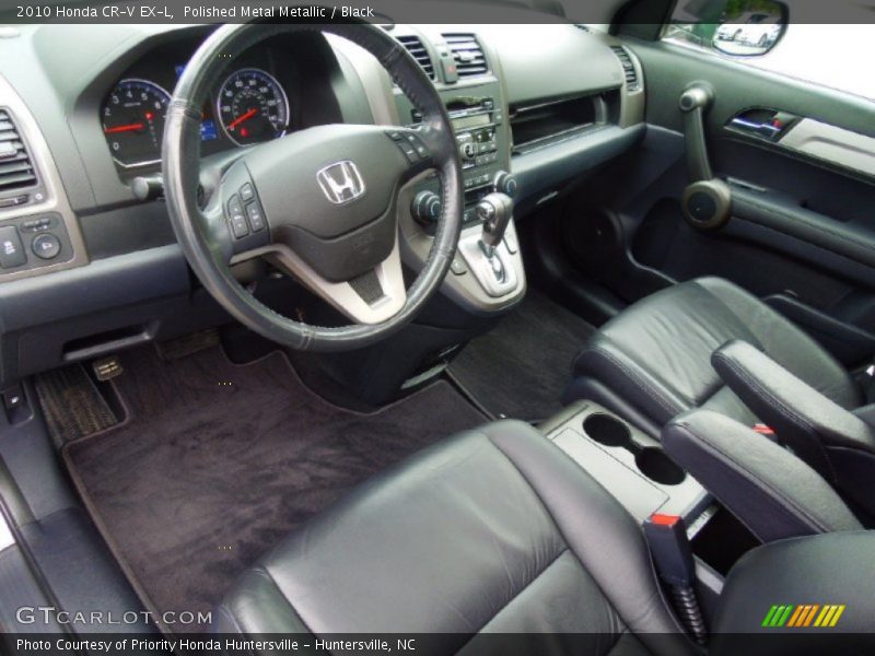 Polished Metal Metallic / Black 2010 Honda CR-V EX-L
