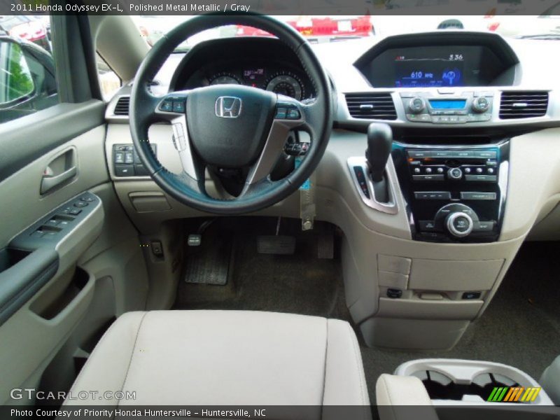 Polished Metal Metallic / Gray 2011 Honda Odyssey EX-L