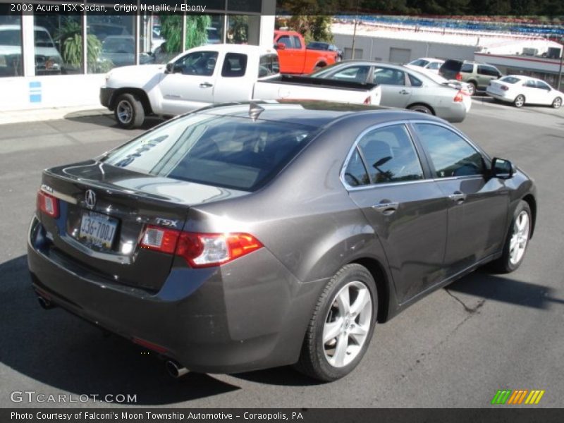 Grigio Metallic / Ebony 2009 Acura TSX Sedan