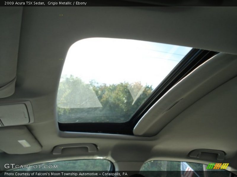 Grigio Metallic / Ebony 2009 Acura TSX Sedan