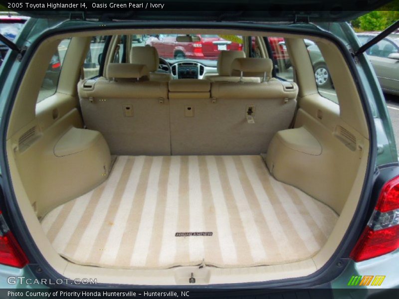 Oasis Green Pearl / Ivory 2005 Toyota Highlander I4