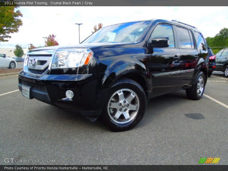 Crystal Black Pearl / Gray 2011 Honda Pilot Touring