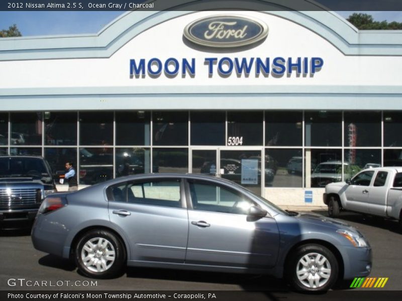 Ocean Gray / Charcoal 2012 Nissan Altima 2.5 S