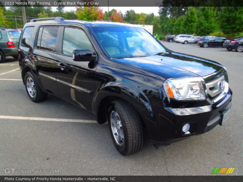 Crystal Black Pearl / Gray 2011 Honda Pilot Touring