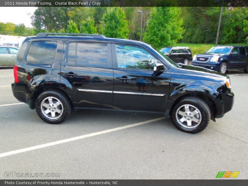 Crystal Black Pearl / Gray 2011 Honda Pilot Touring